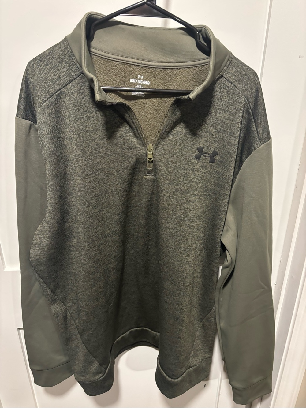 Under Armour Olive Fleece Quarter-Zip